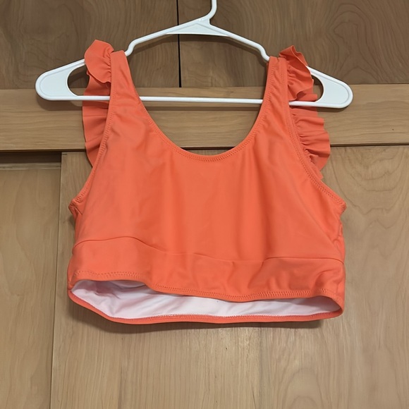 Orange Ruffle Bikini Top - Picture 3 of 3